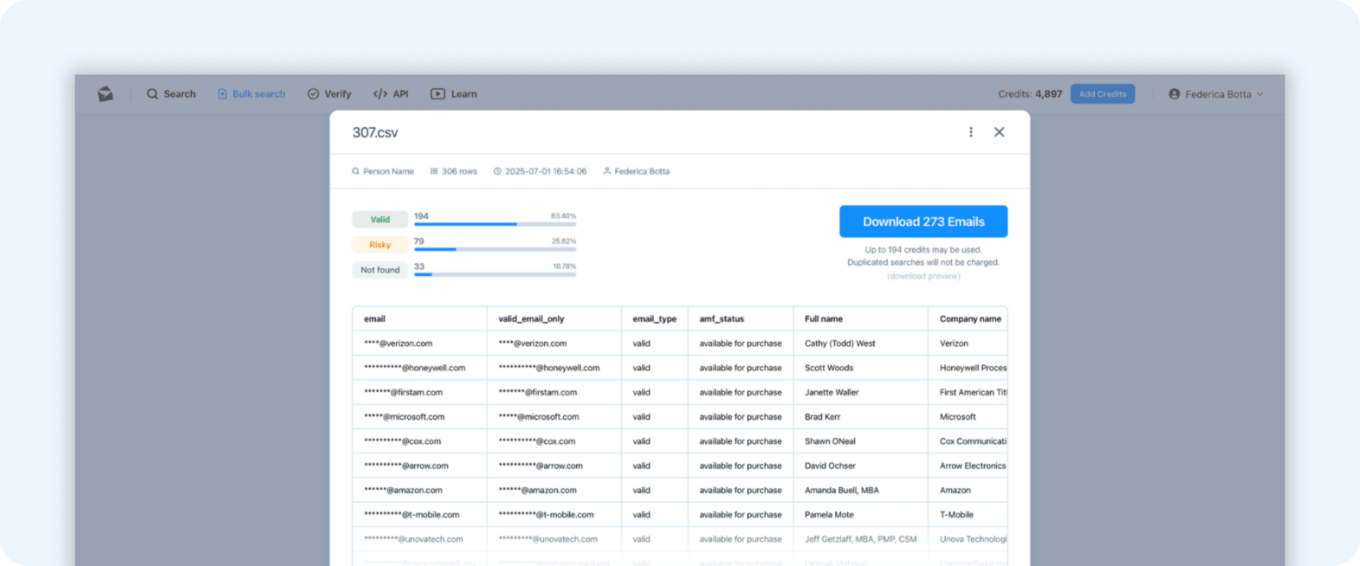 Step 4: Check the Results Summary Before Paying