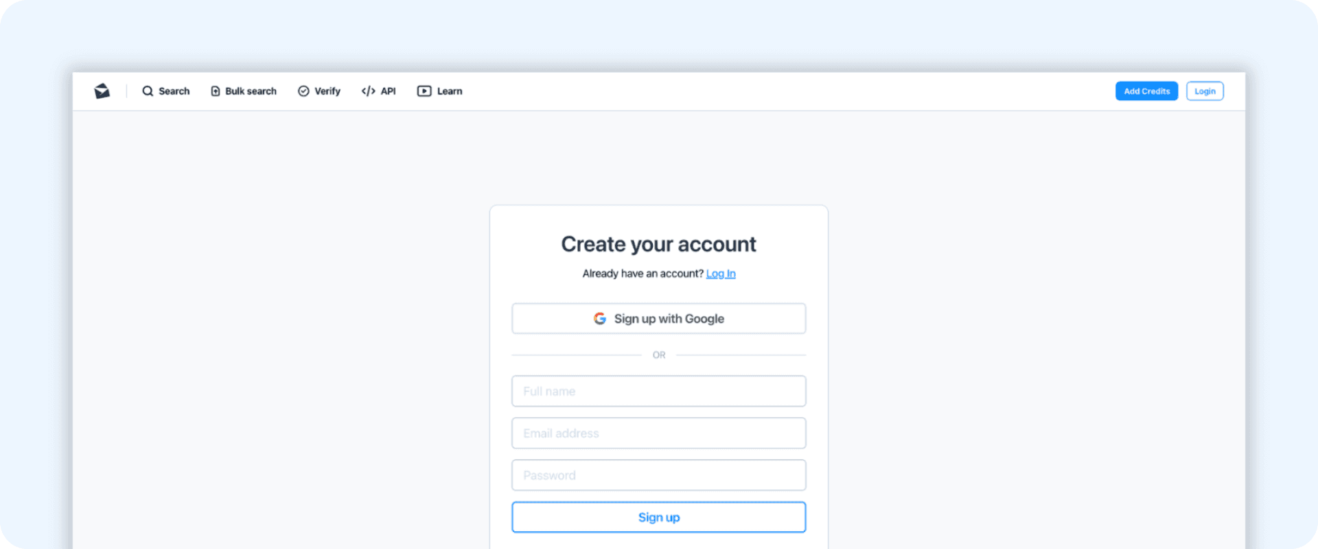 Step 1: Create Your Free Account