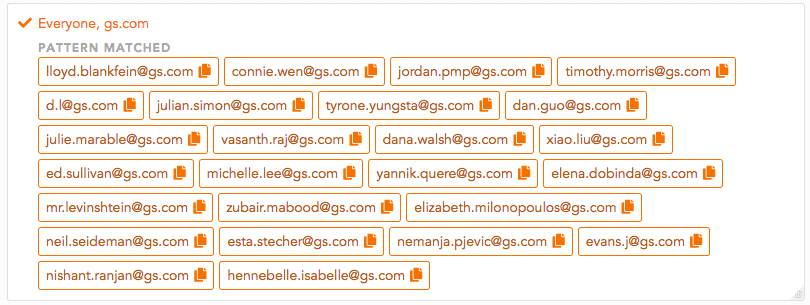 AMF search by domain not verified