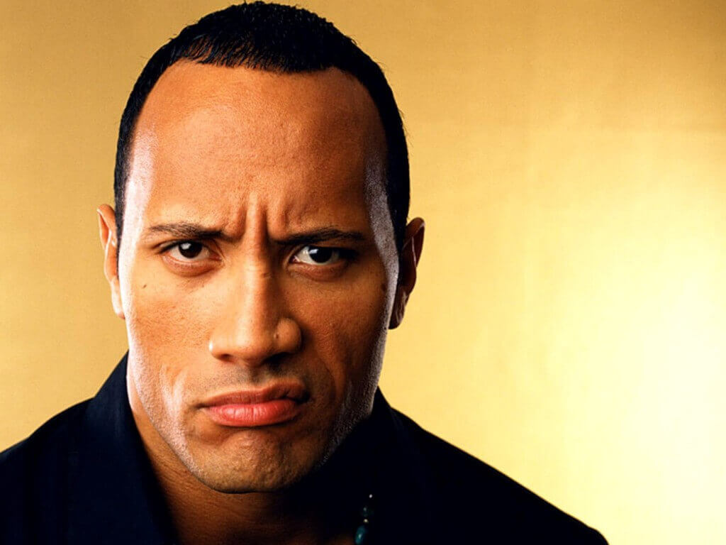 The Rock annoyed