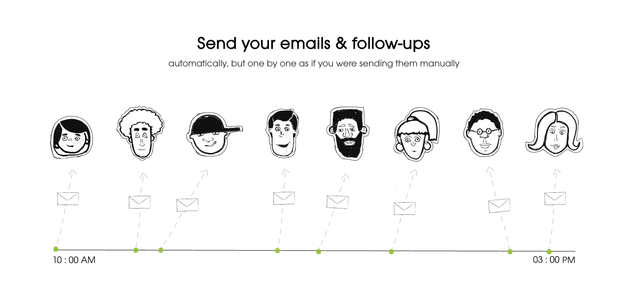 Send your emails & follow-ups